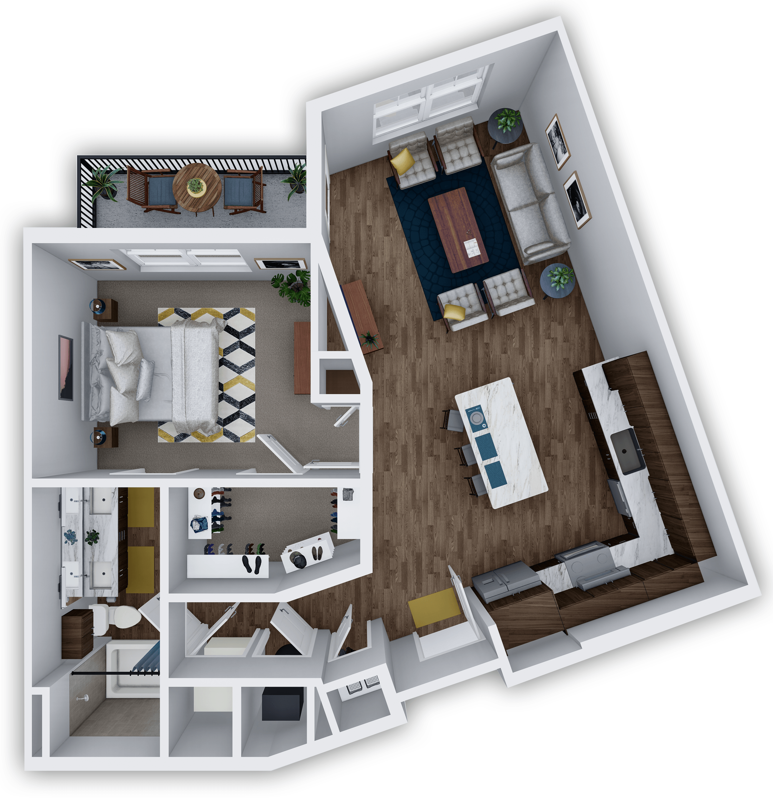 A3 Spacious One Bedroom